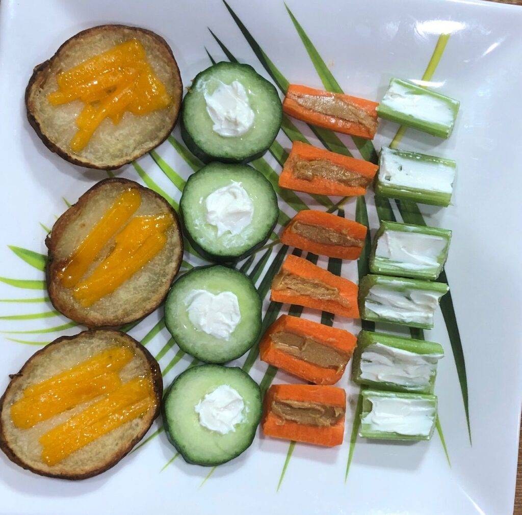 Assorted Vegetable and Snack Platter
