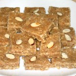 Almond Cashew Burfi Recipe by Manjula