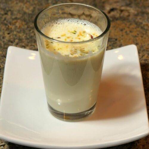 Almond Saffron Milk