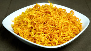 Aloo Bhujia (Potato Sev) recipe by Manjula