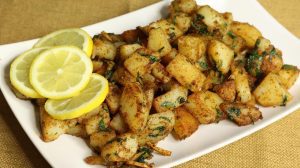 Aloo Chaat (Spicy Potato Snack)