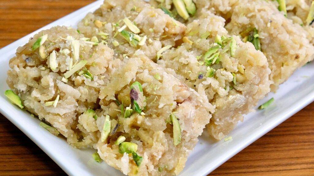 Apple Coconut Barfi