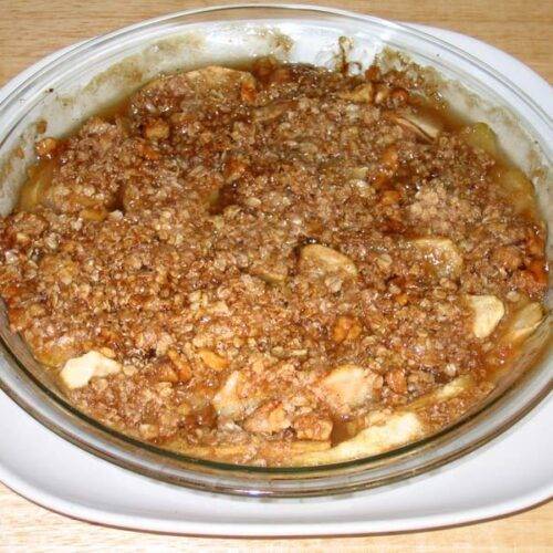 Apple Crumb Pie