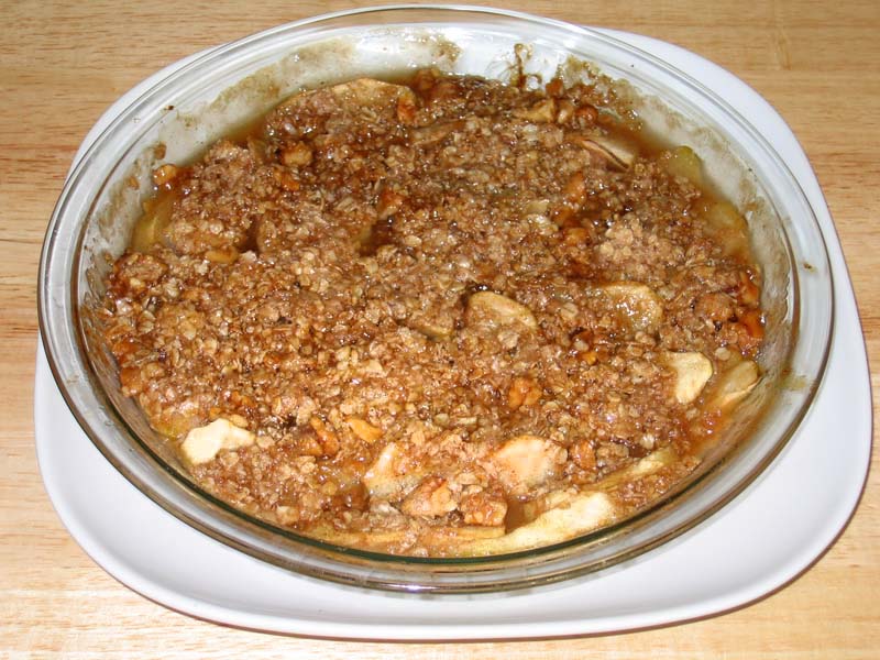 Apple Crumb Pie Recipe by Manjula