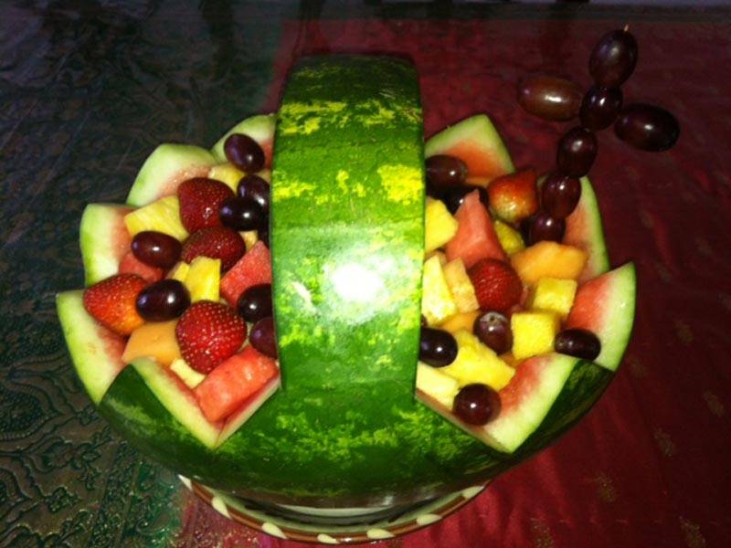 Ultimate Fruit Basket Salad Manjula's Kitchen Indian Vegetarian Recipes