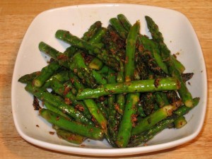 Asparagus with Ginger Recipe by Manjula