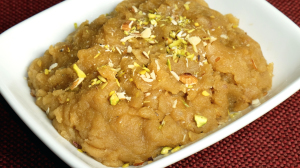 Atta ka Halwa (Wheat Flour Dessert) Recipe by Manjula