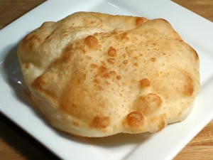 Battura (Fried Puffed Bread) Recipe by Manjula