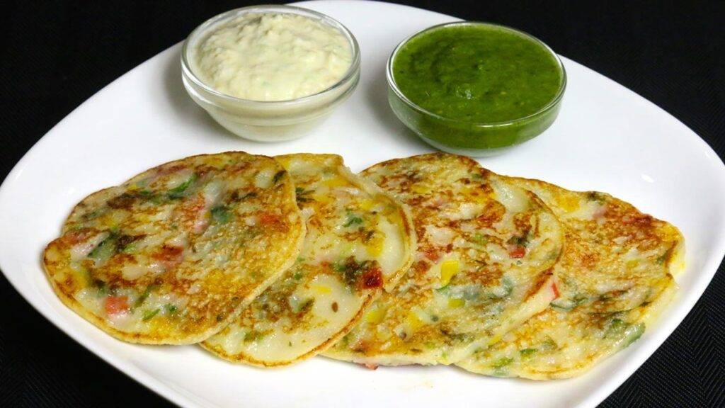 Bread Uttapam Recipe How to make Uttapam Authentic Rava Uttapam