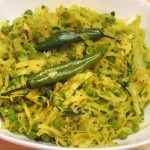 Cabbage With Peas (Bund Gobi And Mater) Recipe by Manjula