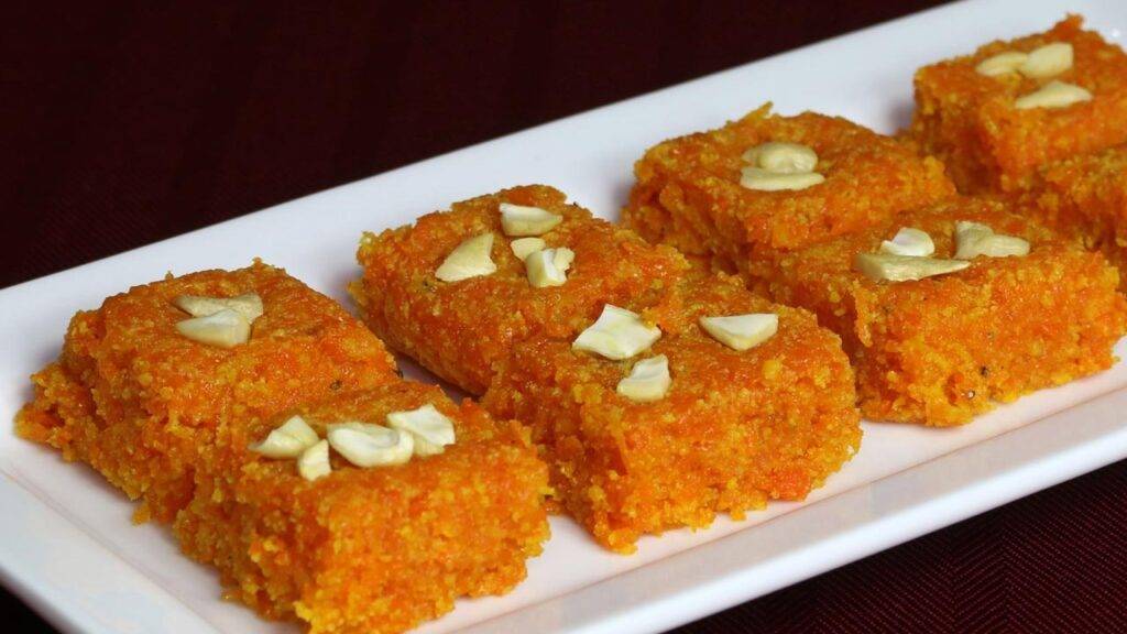 Carrot Burfi (Gajar Ki Burfi)