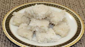  Coconut Almond Burfi Recipe by Manjula