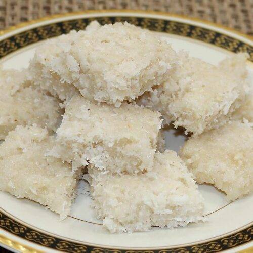 Coconut Almond Burfi