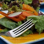 Tropical Spring Salad with Mango Orange Dressing