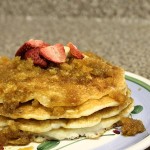 Vegan Coconut Flour Pancakes with Coconut Syrup