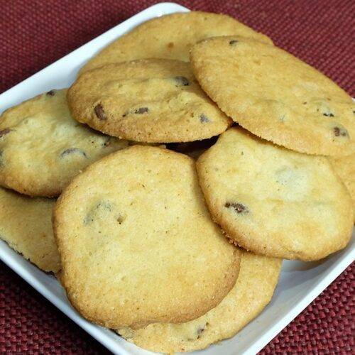 Eggless Chocolate Chip Cookies