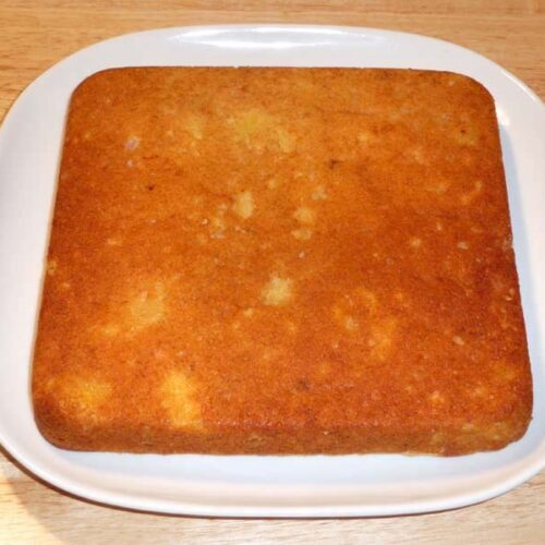 Eggless Pineapple Cake