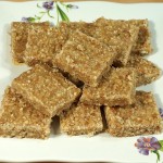 Flax Seed Burfi (Flaxseed Healthy Bar)
