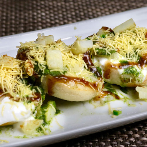 Idli Chaat (South Indian Appetizer)