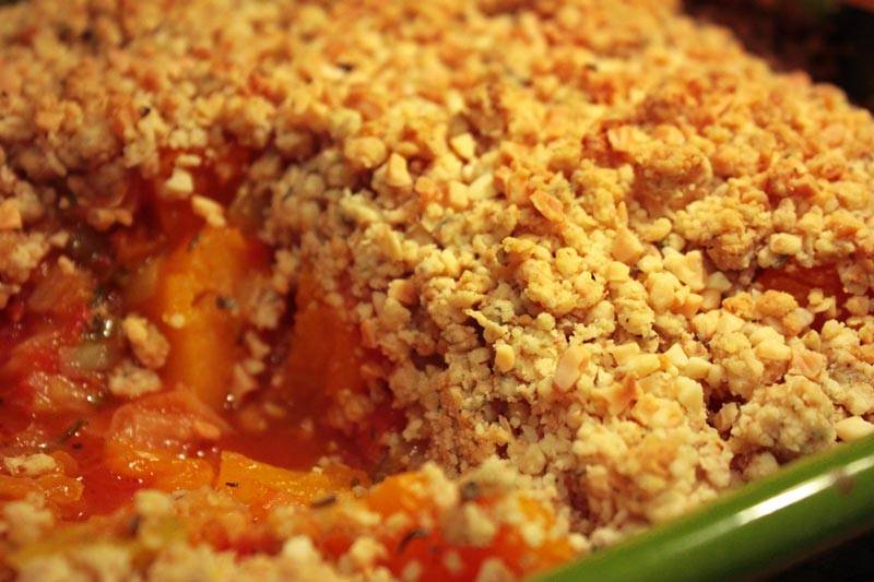 Butternut Squash & Almond Baked Crumble Manjula's Kitchen Indian