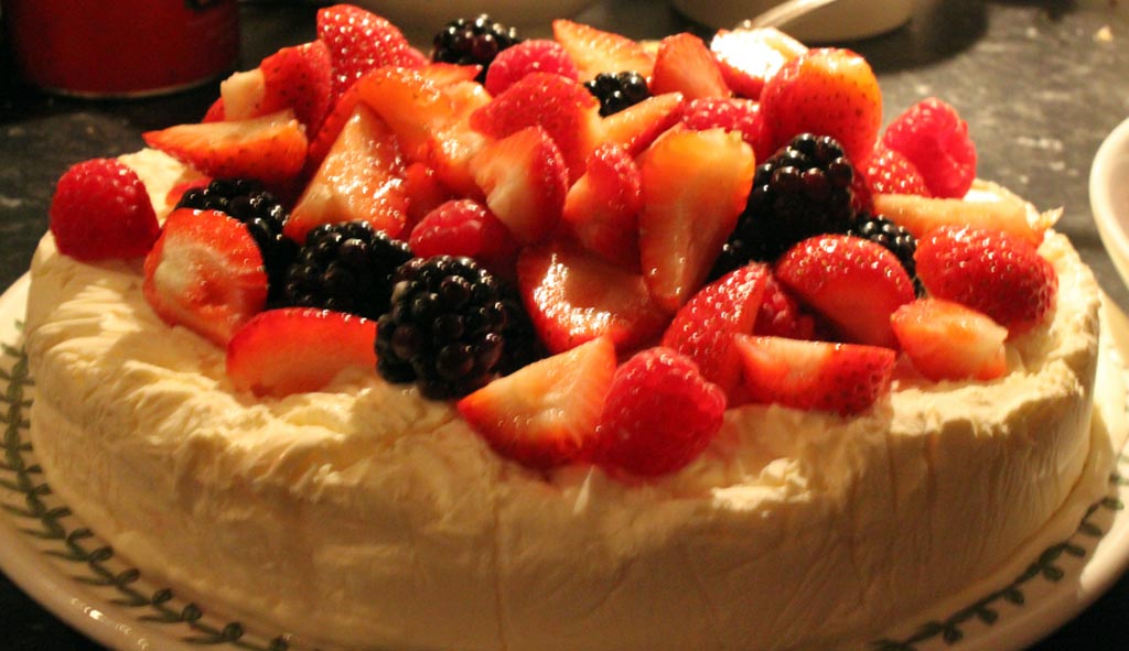 Fruit Delight Cake Recipe by Joy