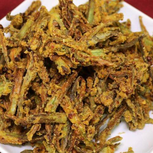 Kurkuri Bhindi (Spicy Crispy Okra)