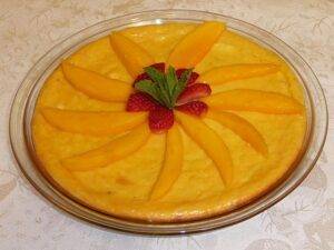 Mango Cheese Cake (Egg Less)