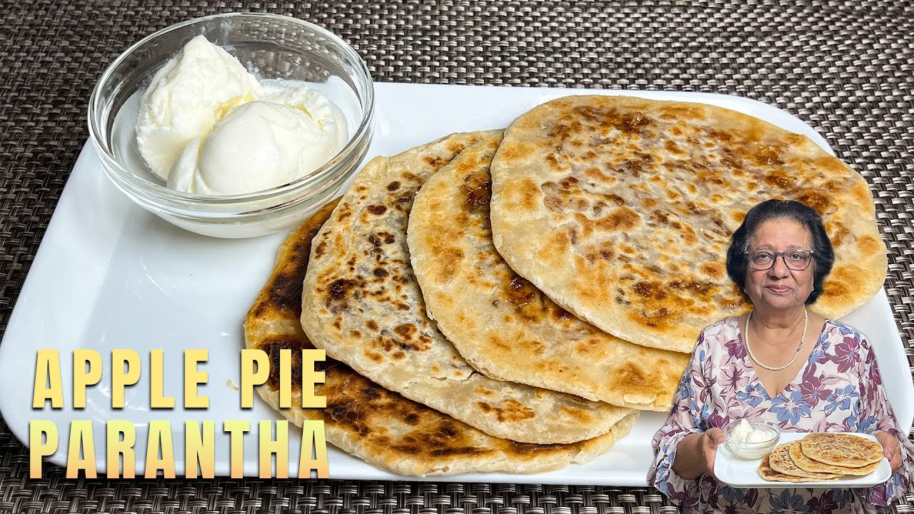 Apple Pie Paratha | Sweet Fusion of Apple Pie & Indian Paratha
