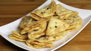  Nimki - Salted Fried Crackers Recipe by Manjula