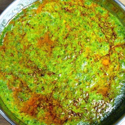 Palak (Spinach Curry) Recipe