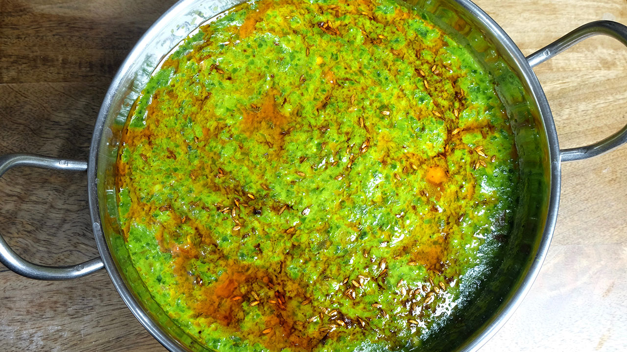 Palak (Spinach Curry)