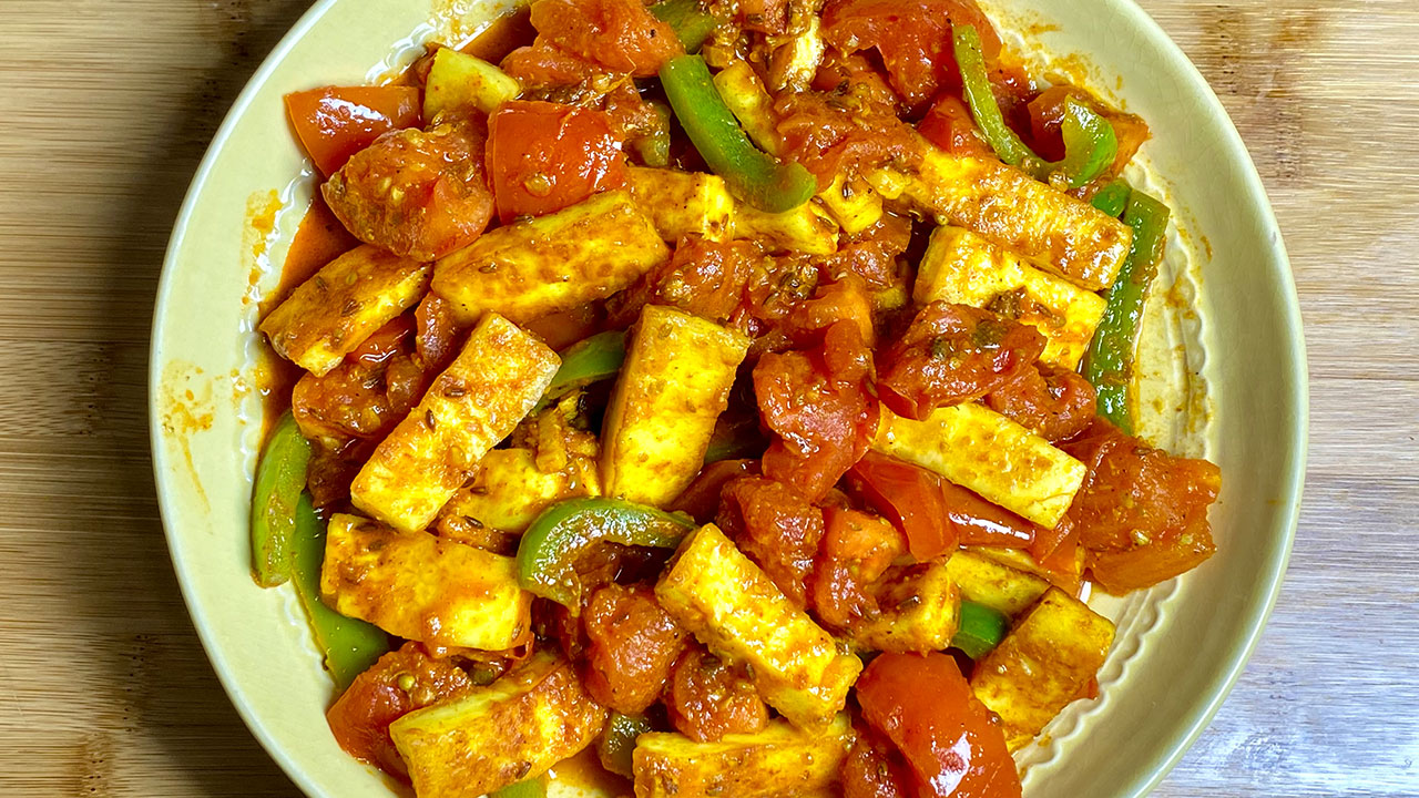 Paneer Tomato Curry Recipe | Tomato Paneer Recipe By Manjula's Kitchen