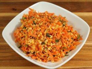 Carrot and Moong Dal Salad