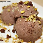 Chocolate Coconut Ice Cream with Crunchy Toppings