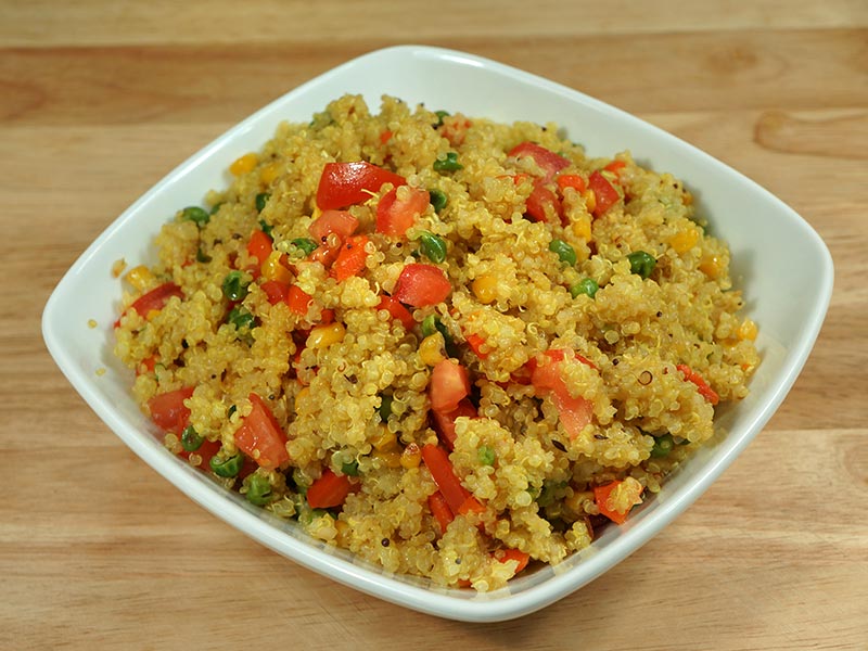 Quinoa Vegetable Pilaf Recipe by Manjula