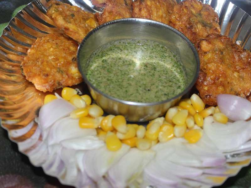 Sweet Corn Vada Recipe by Santosh Pandey