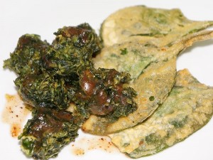 Spinach (Palak) Chaat