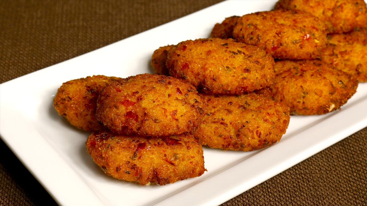 Vegetable Rice Cutlets Recipe by Manjula