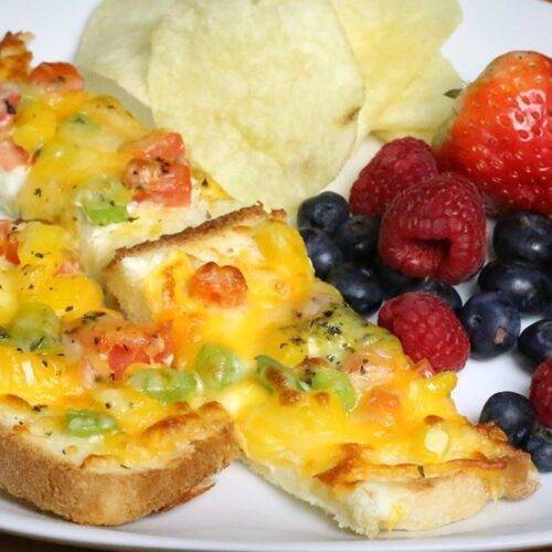 Veggie Cheese Toast